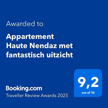 Appartement Haute Nendaz Met Fantastisch Uitzicht ภายนอก รูปภาพ